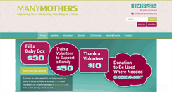 Desktop Screenshot of manymothers.org